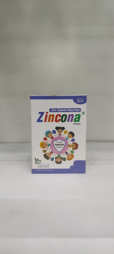 ZINCONA | Mix Fruit Flavour | 70ml Syrup / 30ml Drops