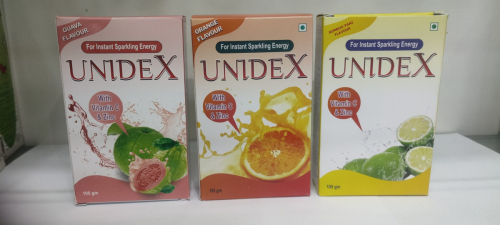 UNIDEX POWDER | 105/210 gm | Orange/Nimbupani/Guvava Flavour